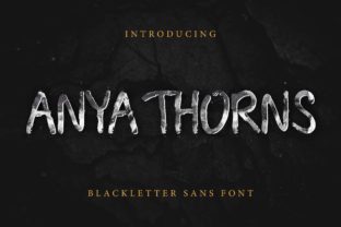 Anya Thorns: A Script Font for Web Design