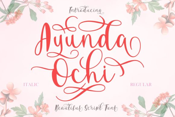 Ayunda Ochi Font for Editorial Design
