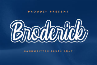 Broderick: A Script Font for Creative Designers