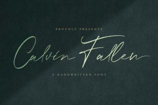Calvin Fallen Font: Elegant Script for Editorial Design
