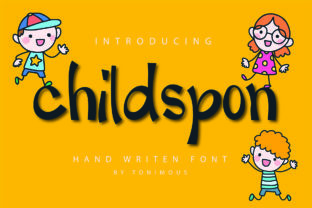 Childspon: A Playful Display Font