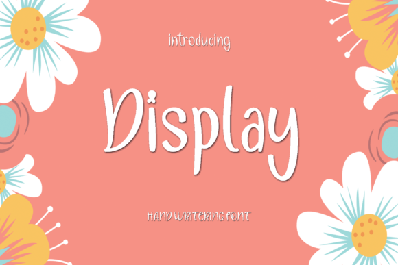 Display: A Handwritten Font for Editorial Design