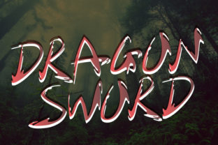 Dragon Sword: A Fantasy Font for Bold Design