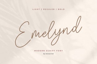 Emelynd: A Stylish Handwritten Font for Web Design