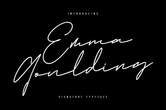 Emma Goulding: A Flowing Script Font