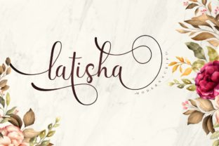 Latisha: A Script Font for Creative Projects