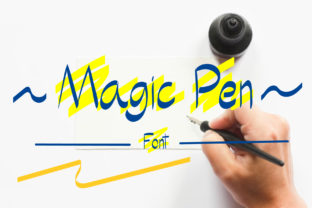 Magic Pen Font for Web Design