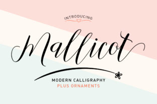 Mallicot: A Script Font for Creative Makers
