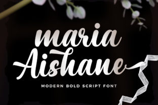 Maria Aishane: Elegant Script Font