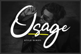Osage: A Playful Script Font for Crafters