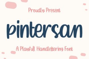 Pintersan: A Friendly Display Font for Web Design