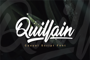 Quillain: A Handwritten Font for Bold Campaigns