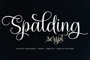 Spalding: A Script Font for Web Design