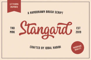 Stangard: A Stylish Script Font