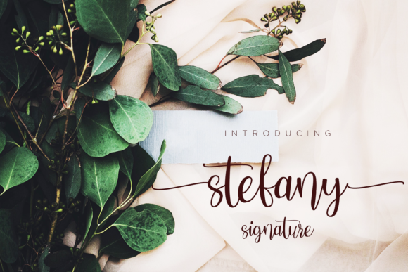 Stefany Font: Elegant Script for Editorial Design