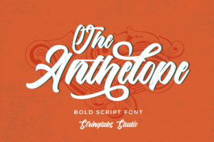 The Anthelope Font: Bold & Groovy Branding