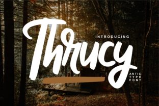 Thrucy: A Magical Script Font
