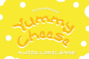 Yummy Cheese Font: Playful Typography for Crafters